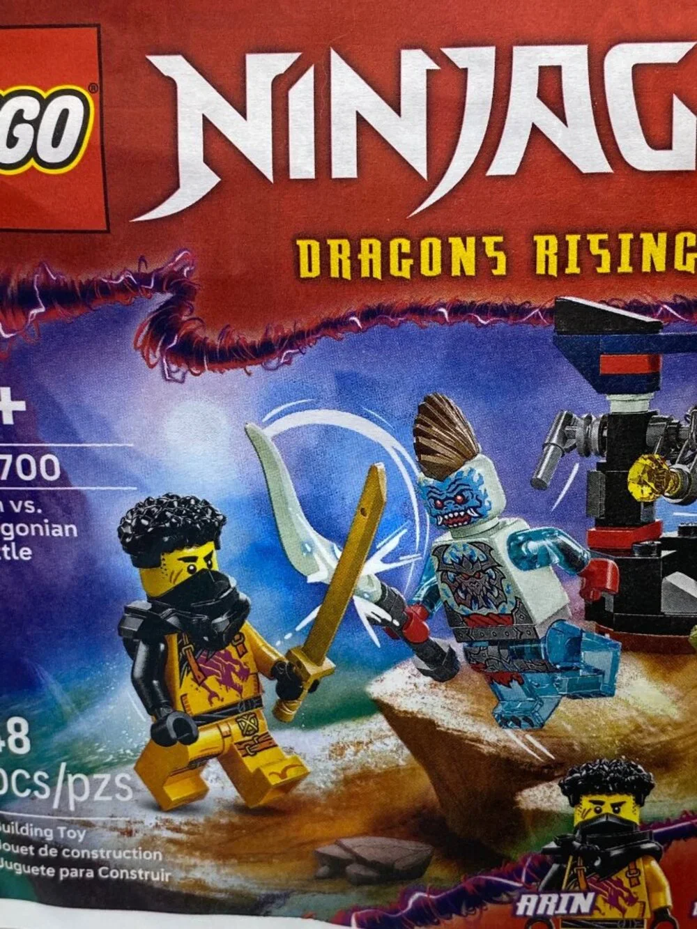 2 LEGO Ninjago Dragons Rising 30700 Arin Vs. Dragonian Battle 48-Piece Building - Picture 3 of 8
